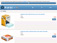 Tablet Screenshot of ikaros.fi